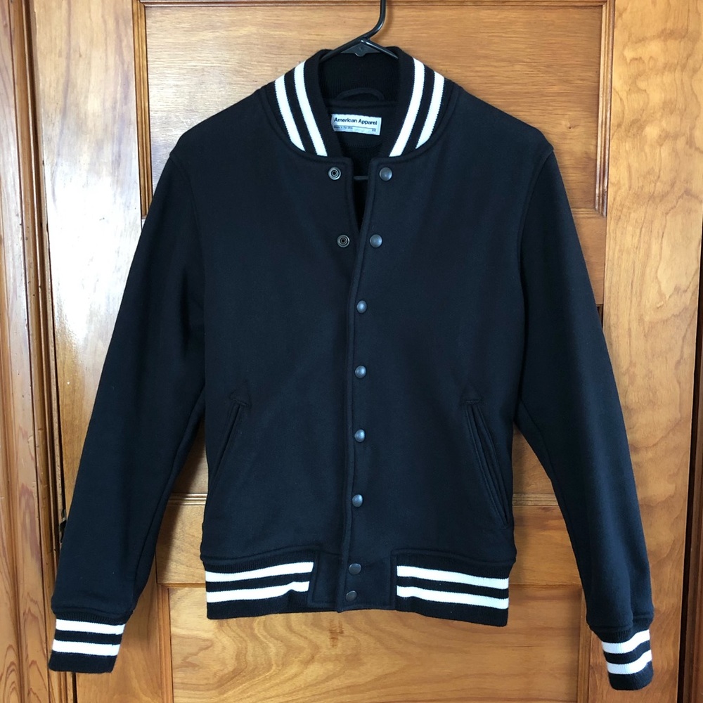 COPY - AMERICAN APPAREL HEAVY TERRY CLUB JACKET U…